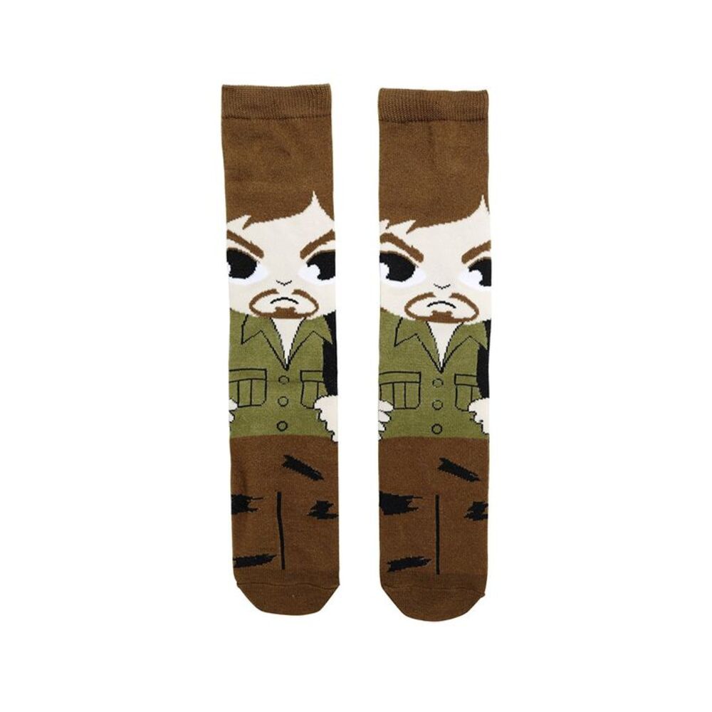 The Walking Dead Daryl Dixon Chibi Unisex Crew Socks, One Size